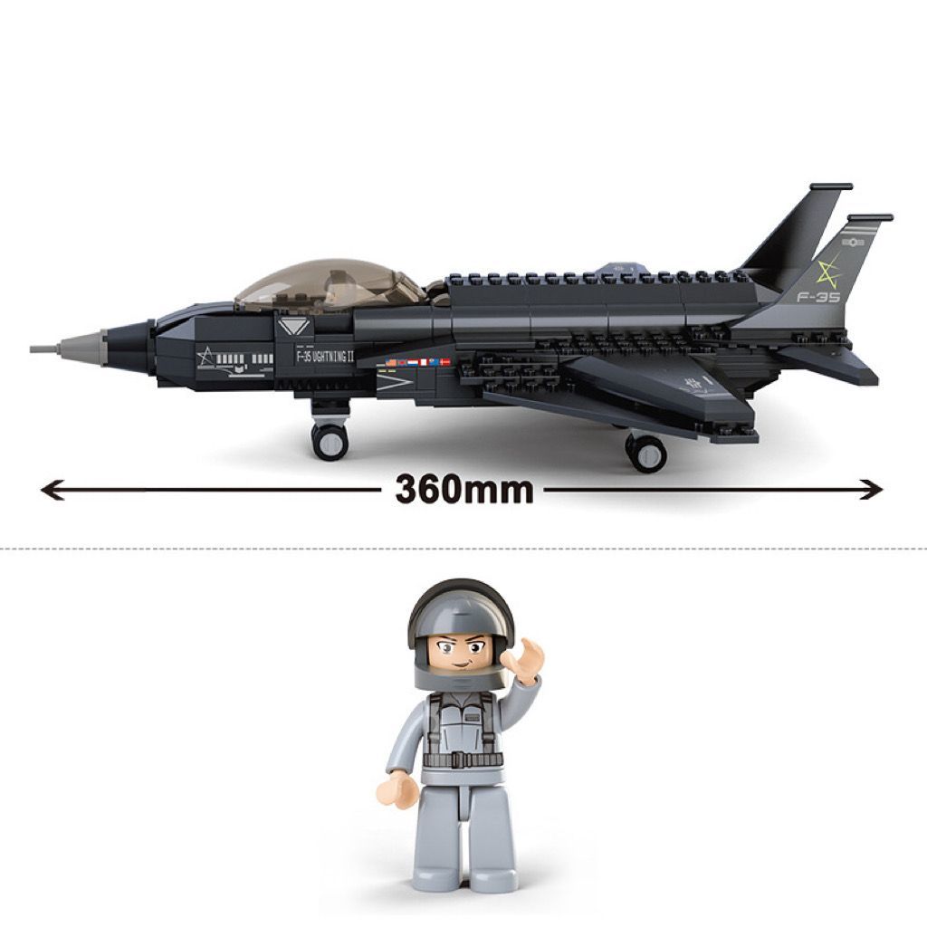 LEGO レゴ 互換 ブロック 模型 プラモデル ステルス戦闘機 F-35