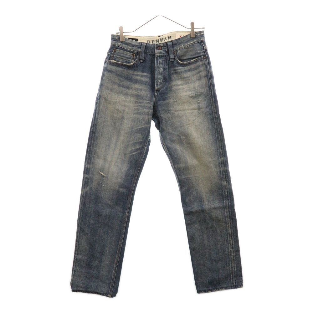 DENHAM (デンハム) DRILL REGULAR FIT ボタンフライ コットン デニムパンツ インディゴ 01-15-07-0C-001