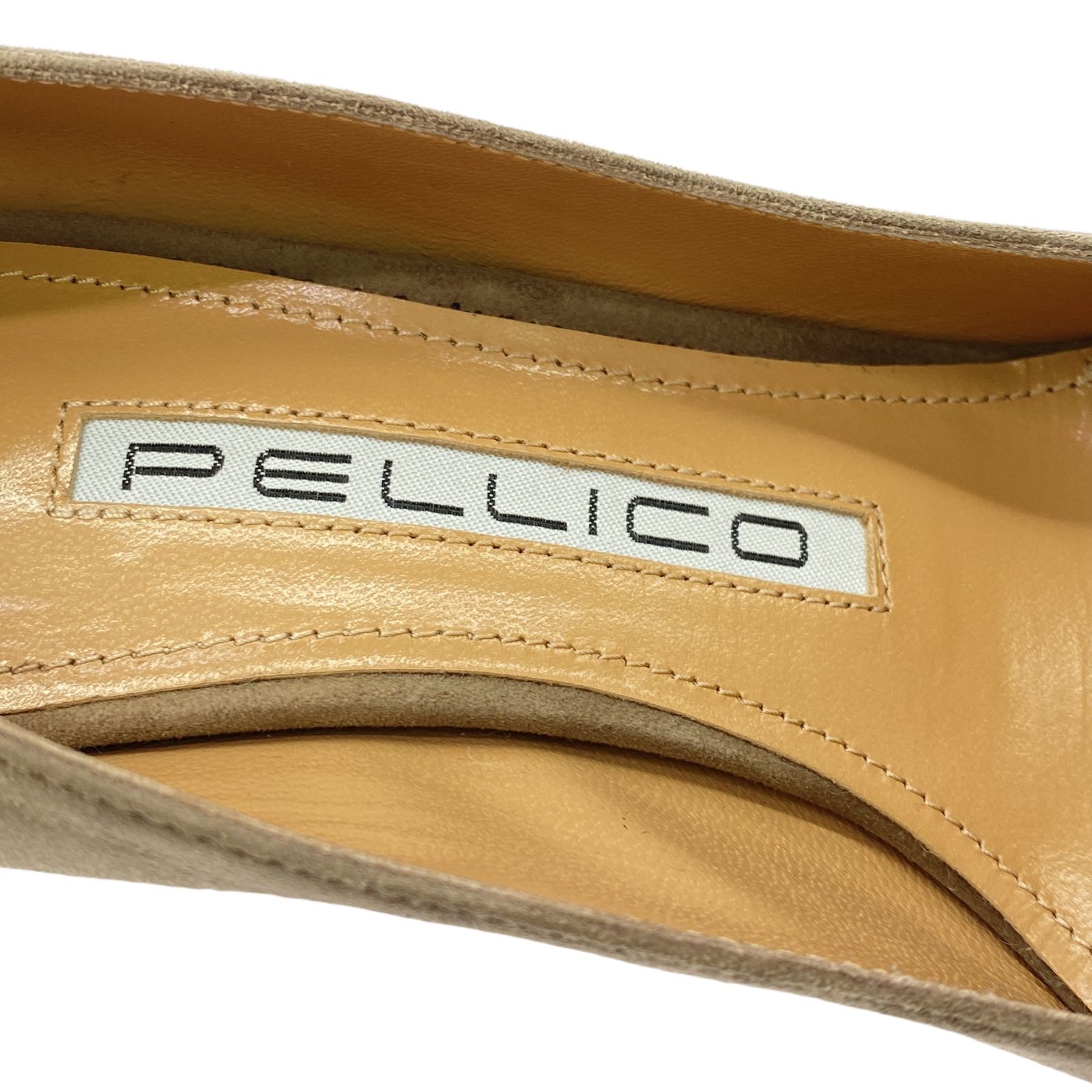 Pellico ペリーコ パンプス グレーベージュ デュエ アネッリ パンプス  