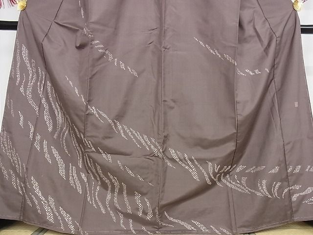 平和屋本店□極上 山口美術織物 皇室 伊勢神宮御用 西陣織 訪問着 紬地