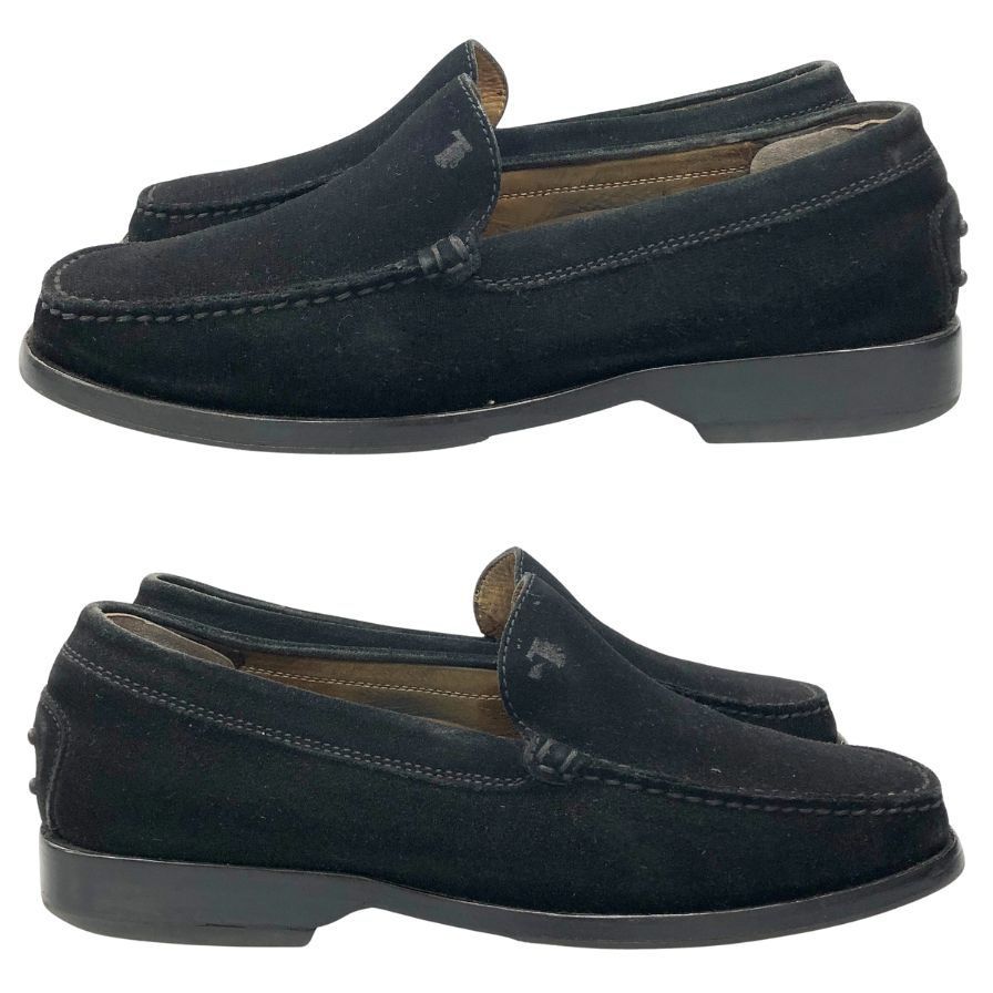 【美品】 TOD’S トッズ パンプス スエード ローファー ブラック ウィメンズ ローファー ‐ トッズ 公式 サイト