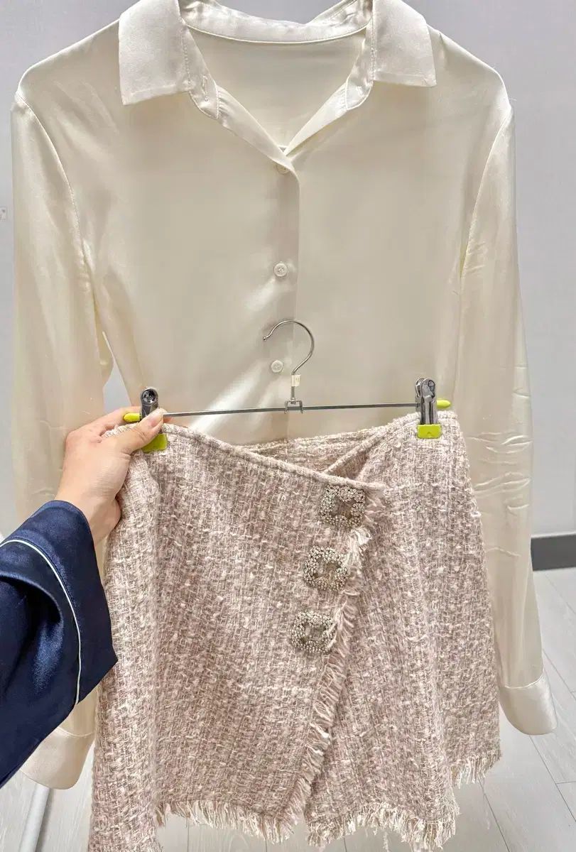  アプクジョン ハイ クオリティー アイボリー シルク ブラウス 長袖 シャツ ブラウス