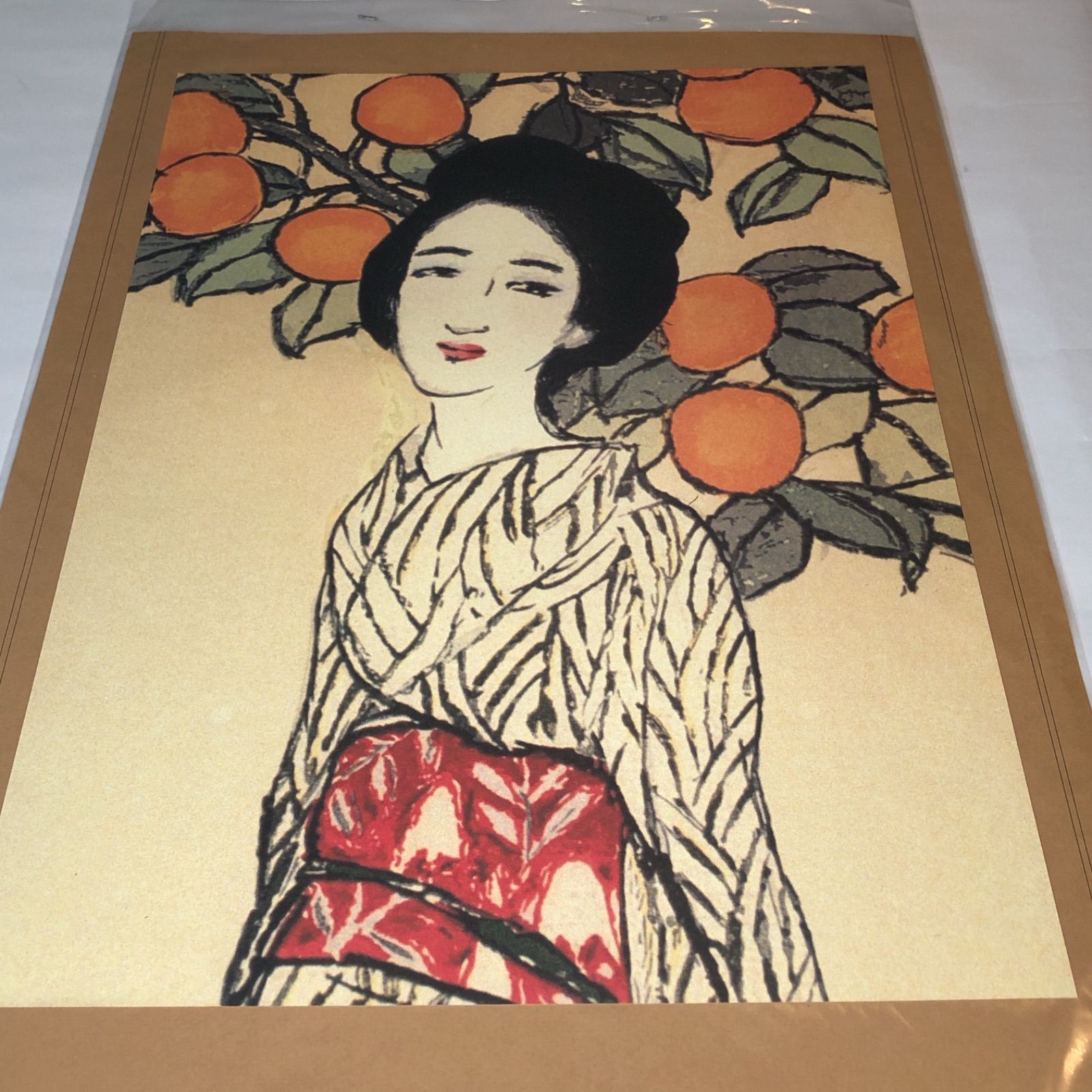 竹久夢二 作品 　複製画　② 大正ロマン 日本画 夢二式　美人画 夢二美人