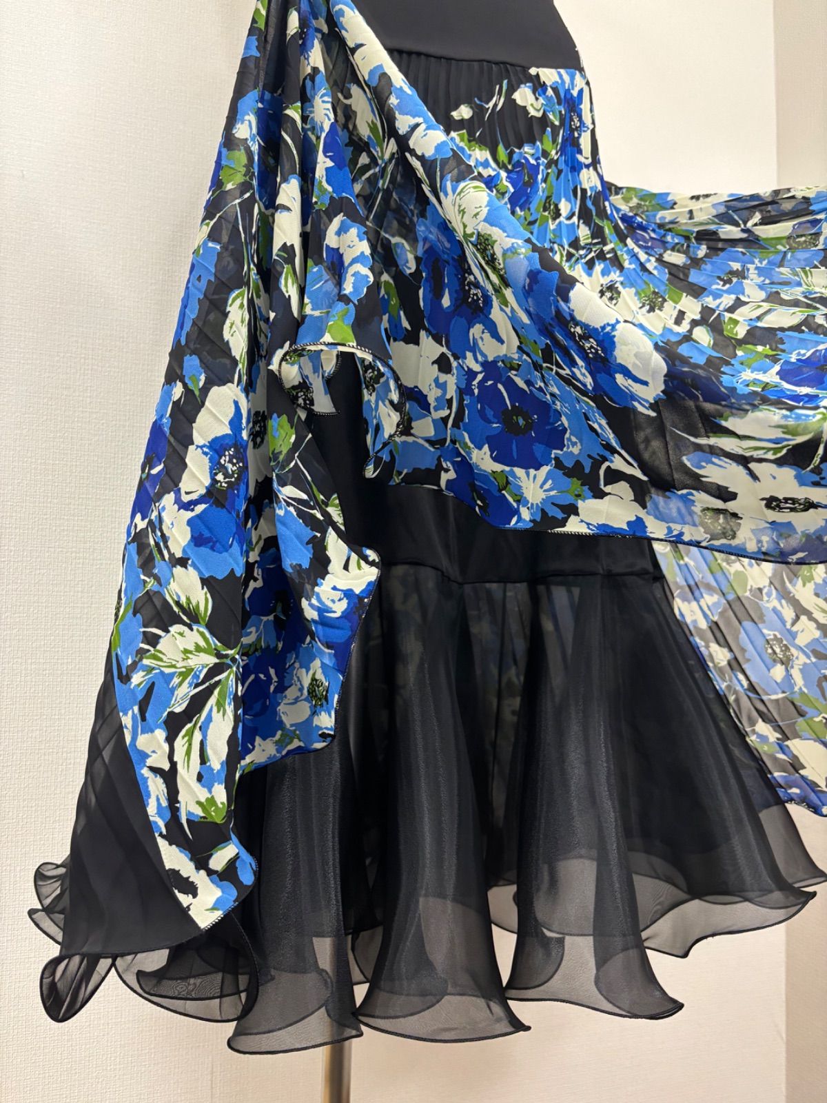 シフォンプリーツ セットアップドレス