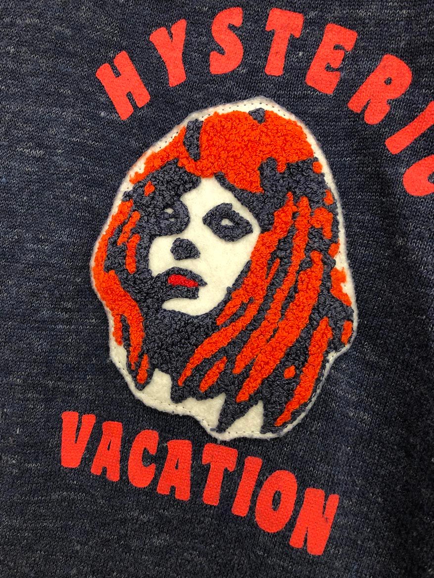 HYSTERIC GLAMOUR ヒステリックグラマー 綿麻 VACATION ワッペン