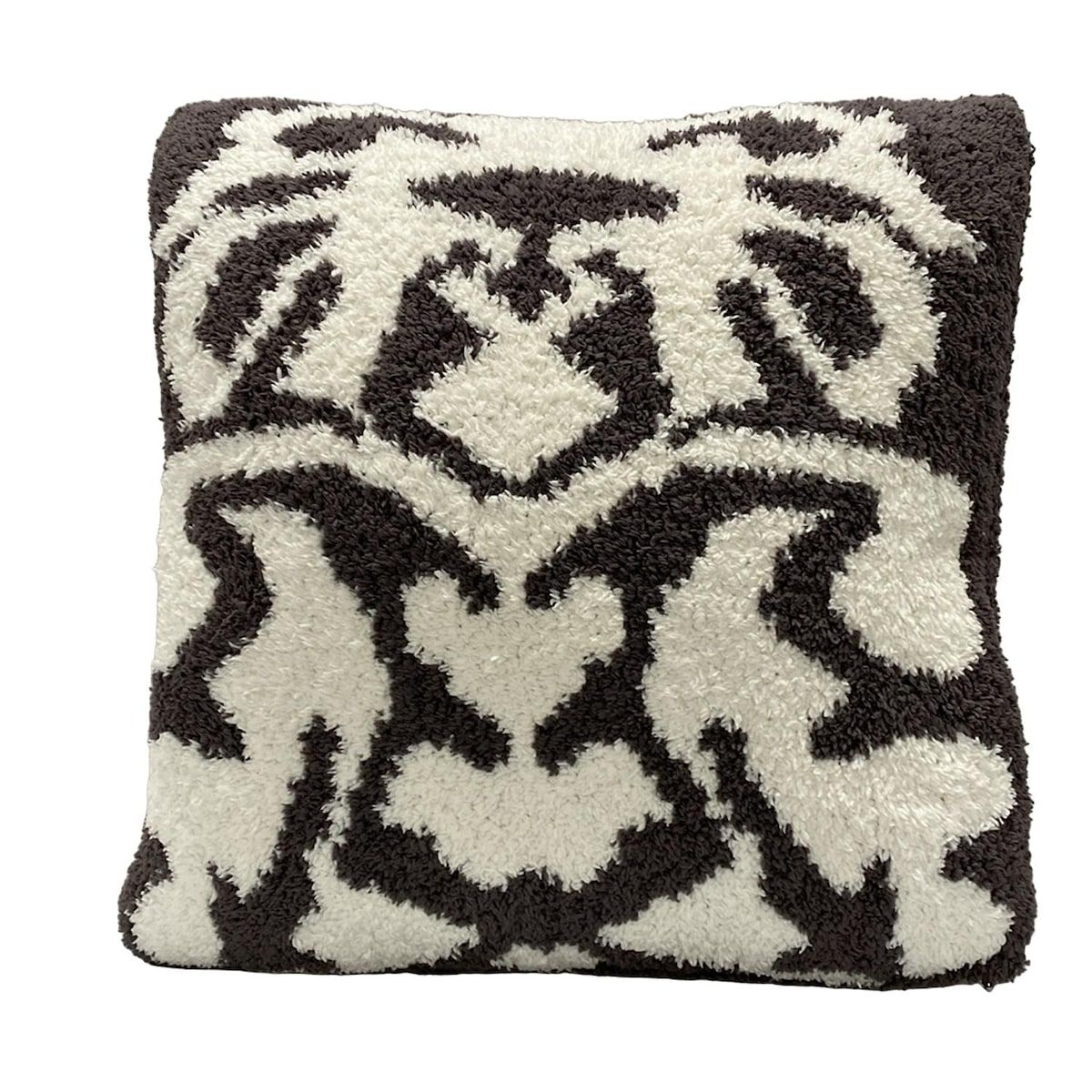 kashwere カシウエア　クッションカバー CUSHION COVER / BRUSH(カバーのみ black/creme): HOME