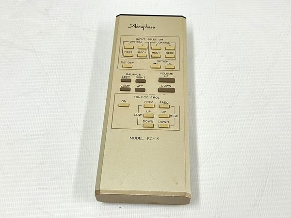 Accuphase アキュフェーズ RC-19 リモコン 音響 オーディオ 現状渡し