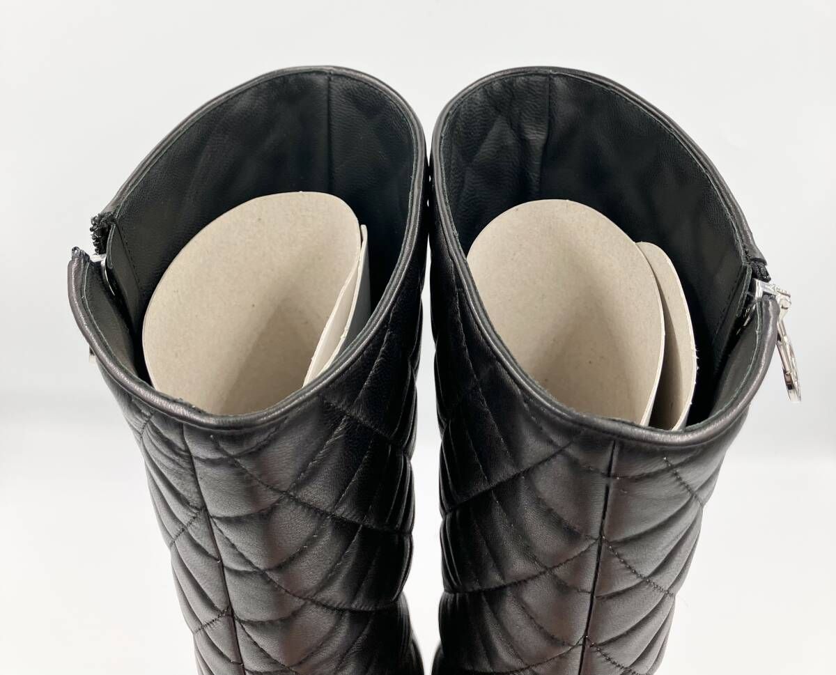 大人気】【美品】CHANEL シャネル マトラッセ 37 1／2 約24cm黒