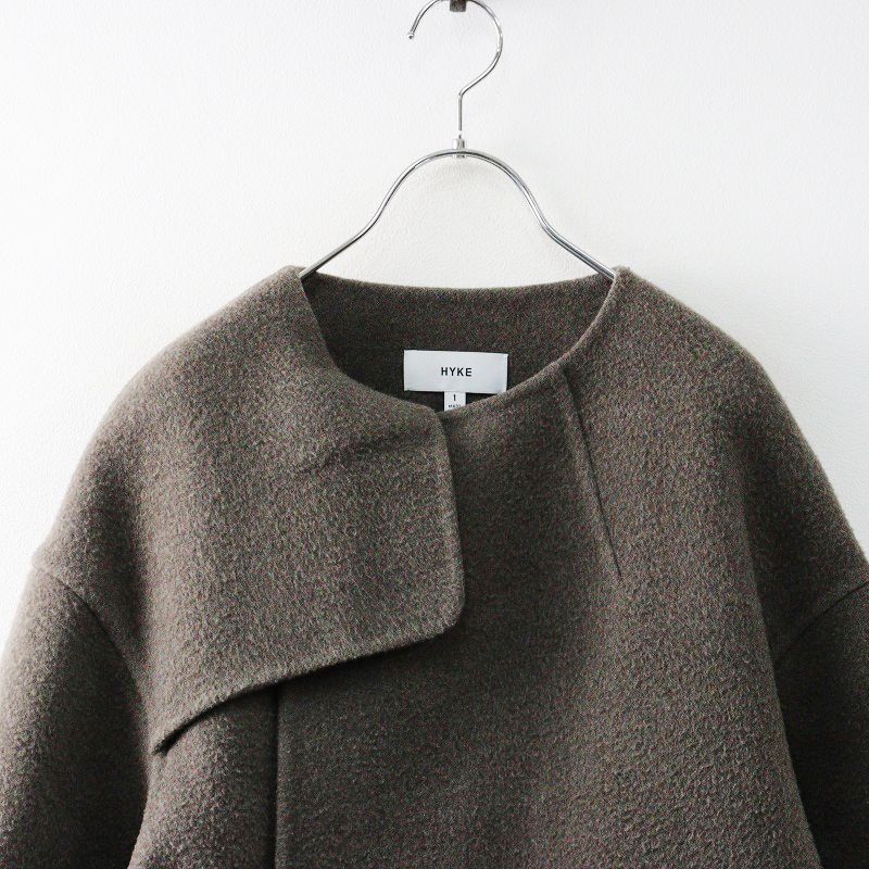 ハイク HYKE DOUBLE FACE TRENCH COAT ダブルフェイス トレンチコート 1｜ベージュ アウター 羽織り ロング 2400014623949 SIROKUMA-CORPORATION_COM