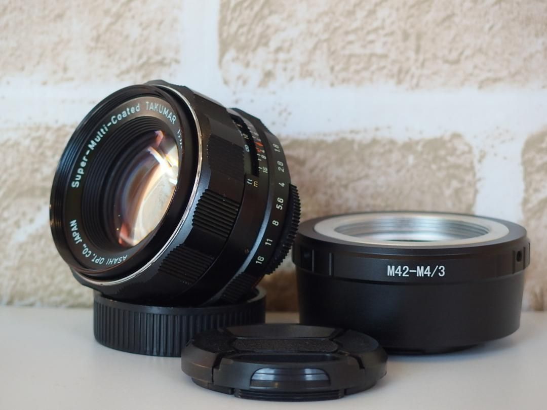 PENTAX SMC Takumar 55mm F1.8 M4/3アダプター付 SMC Takumar 55mm F1.8 M4/3 アダプターセット