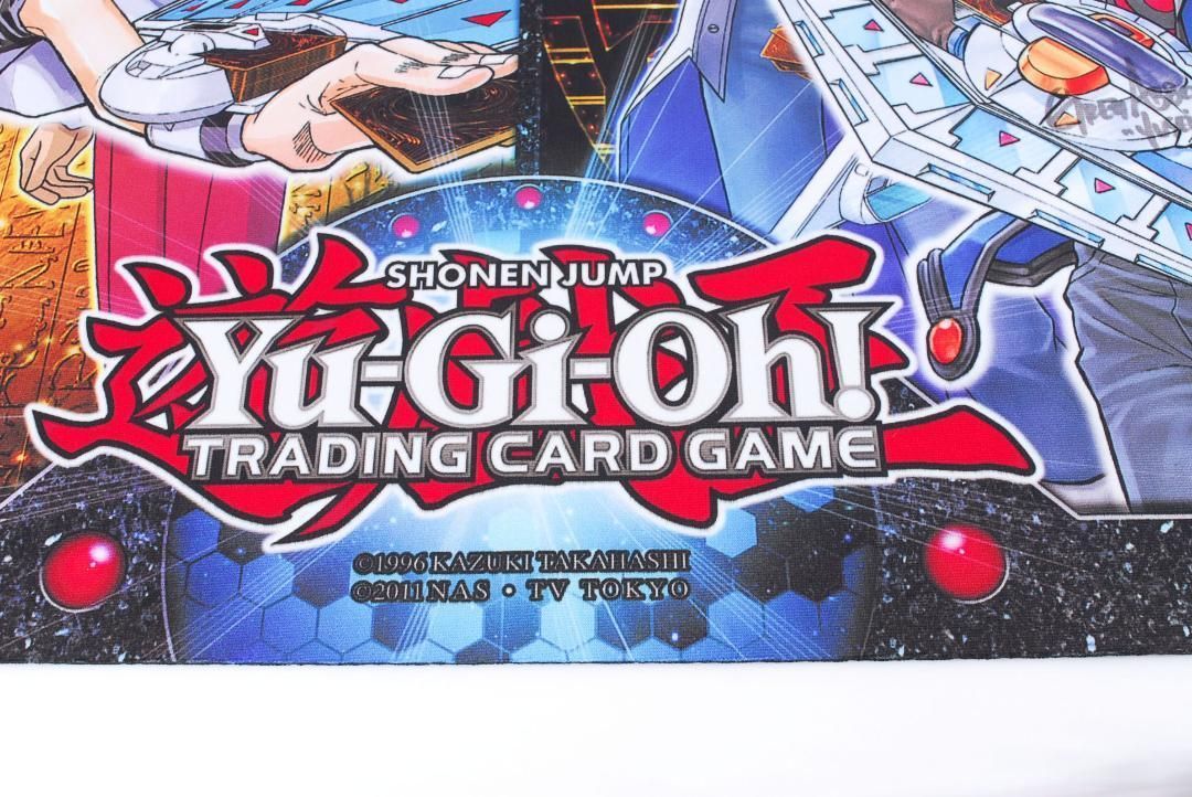遊戯王 公式 プレイマット 未開封 海外声優サイン入り チャリティー