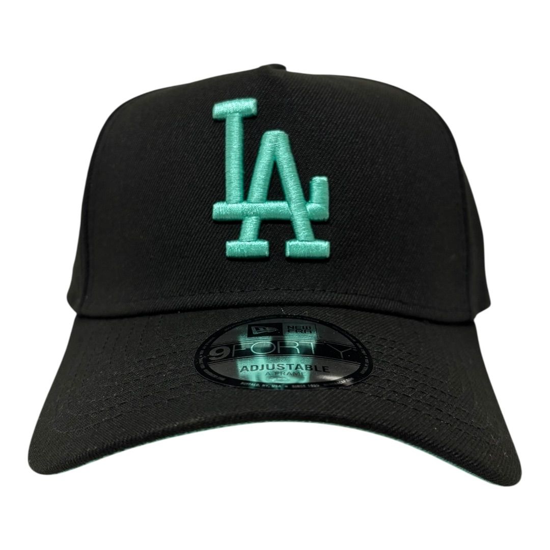 C55 New Era ニューエラ ドジャース　LA ティファニーブルー　水色 New Era☆MLB公式 LA ドジャース ティファニーブルーキャップ