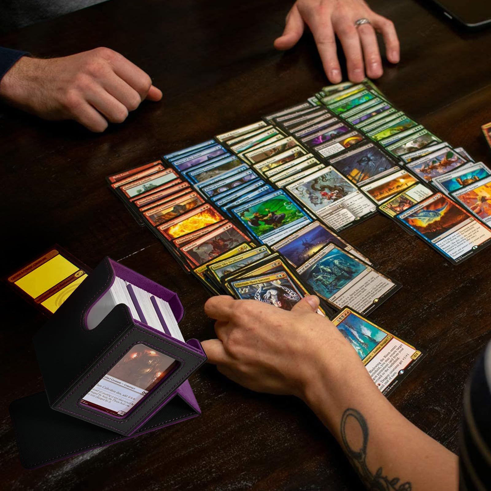 迅速発送】MTG 表示窓付き カードデッキボックス コマンダー