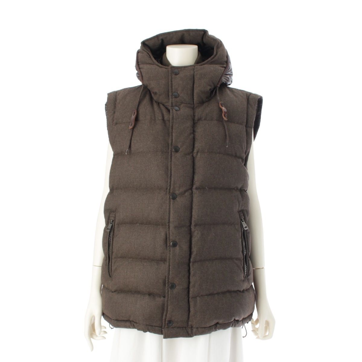 モンクレール　ダウンベスト　ブラウン　メンズ２ モンクレール ダウンベスト ブラウン メンズ2 モンクレール ダウン