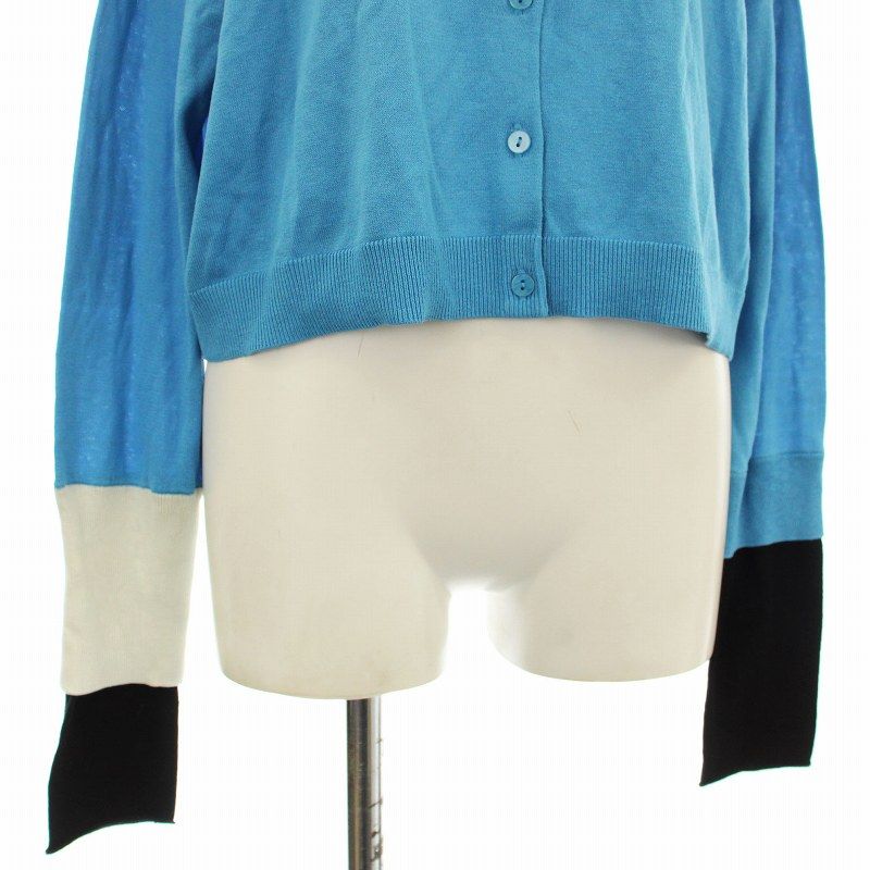 トップス ENFOLD/ LAYERED CARDIGAN ENFOLD WOOL BLEND KNIT LAYERED PLEATED CARDIGAN