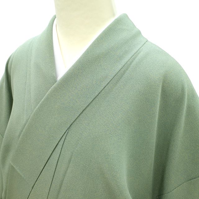 しつけ付き江戸小紋 伝統工芸士 四代目松網砂川健一 正絹着物トールサイズ裄丈70 中古】すごい値！江戸小紋 着物 袷 正絹 伝統工芸極型江戸小紋 四代目