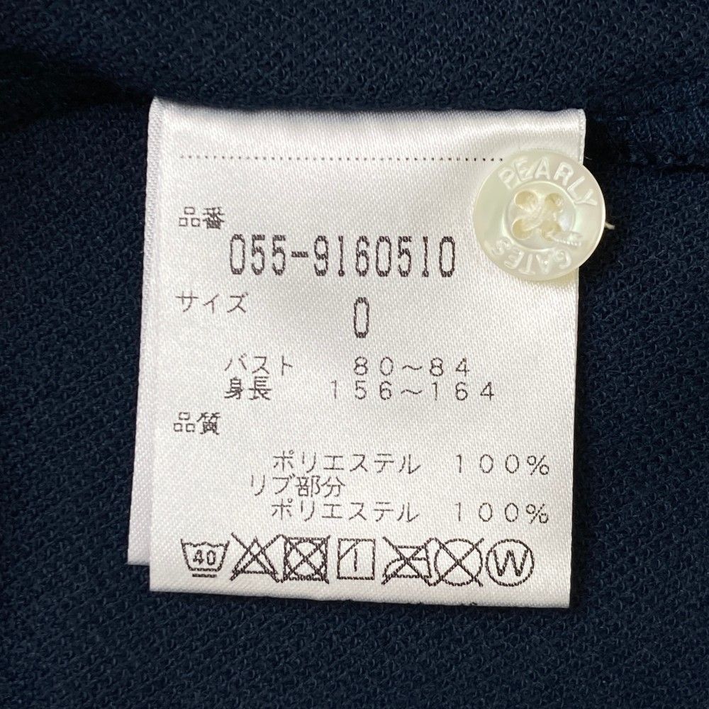 サイズ：0 PEARLY GATES パーリーゲイツ ノースリーブポロシャツ