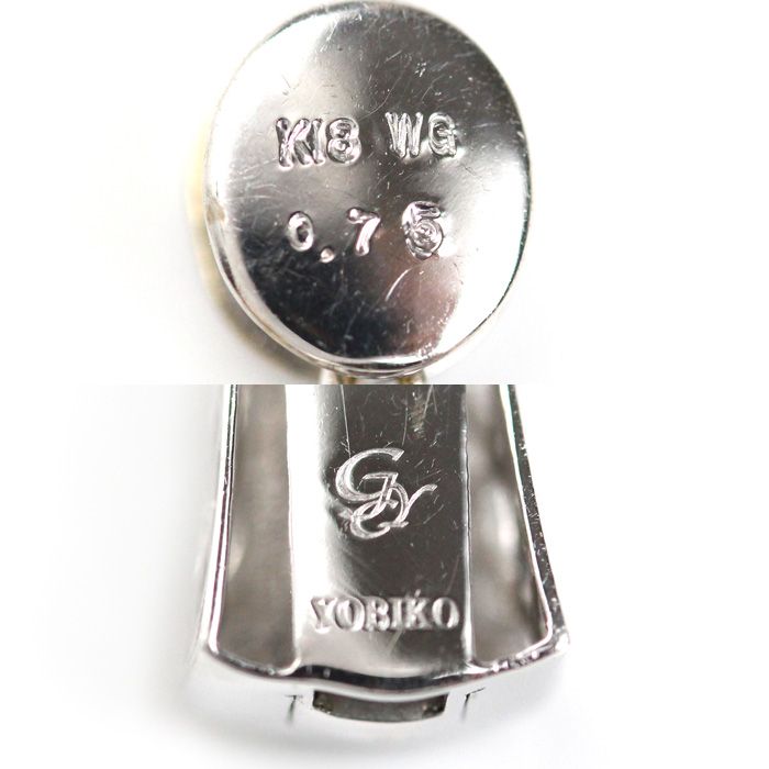 ゆきざき K18WG ゆきざき K18WG ホワイトゴールド YOBIKO・ヨビコ クロス
