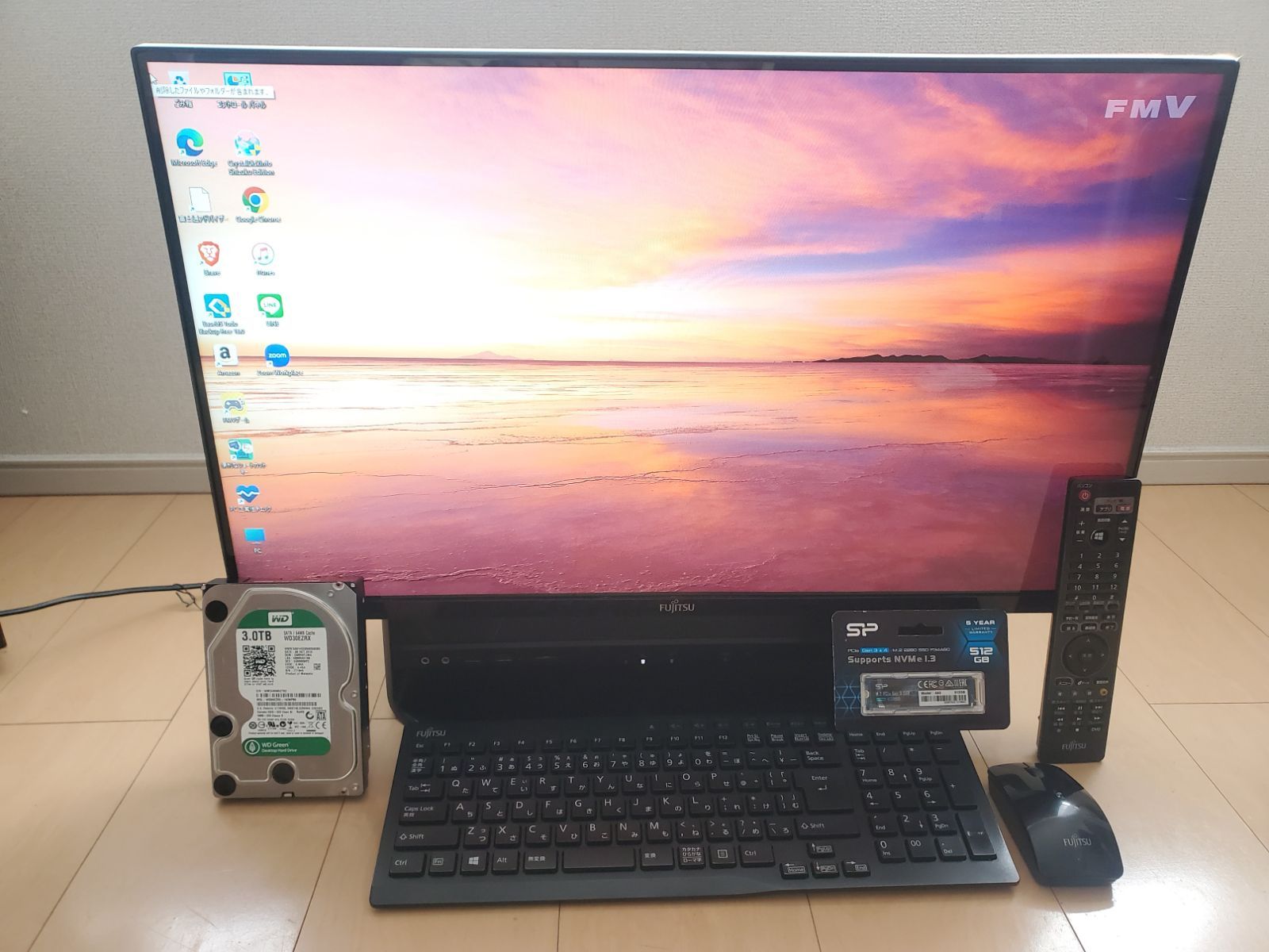 富士通FMV ESPRIMO FH90/A3/Intel CORE i7-6700HQ/M.2 SSD512GB