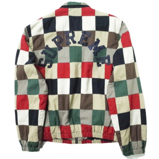 supreme Patchwork Harrington Jacket