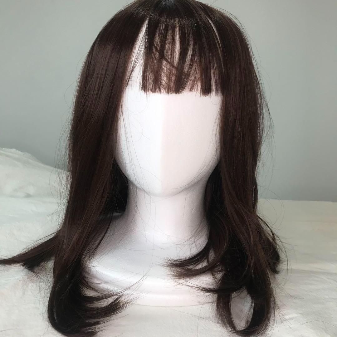 断熱美女ウィッグ✨Ｉ型つむじ地肌✨斎藤飛鳥❣️艶髪！美人ロングWig ...