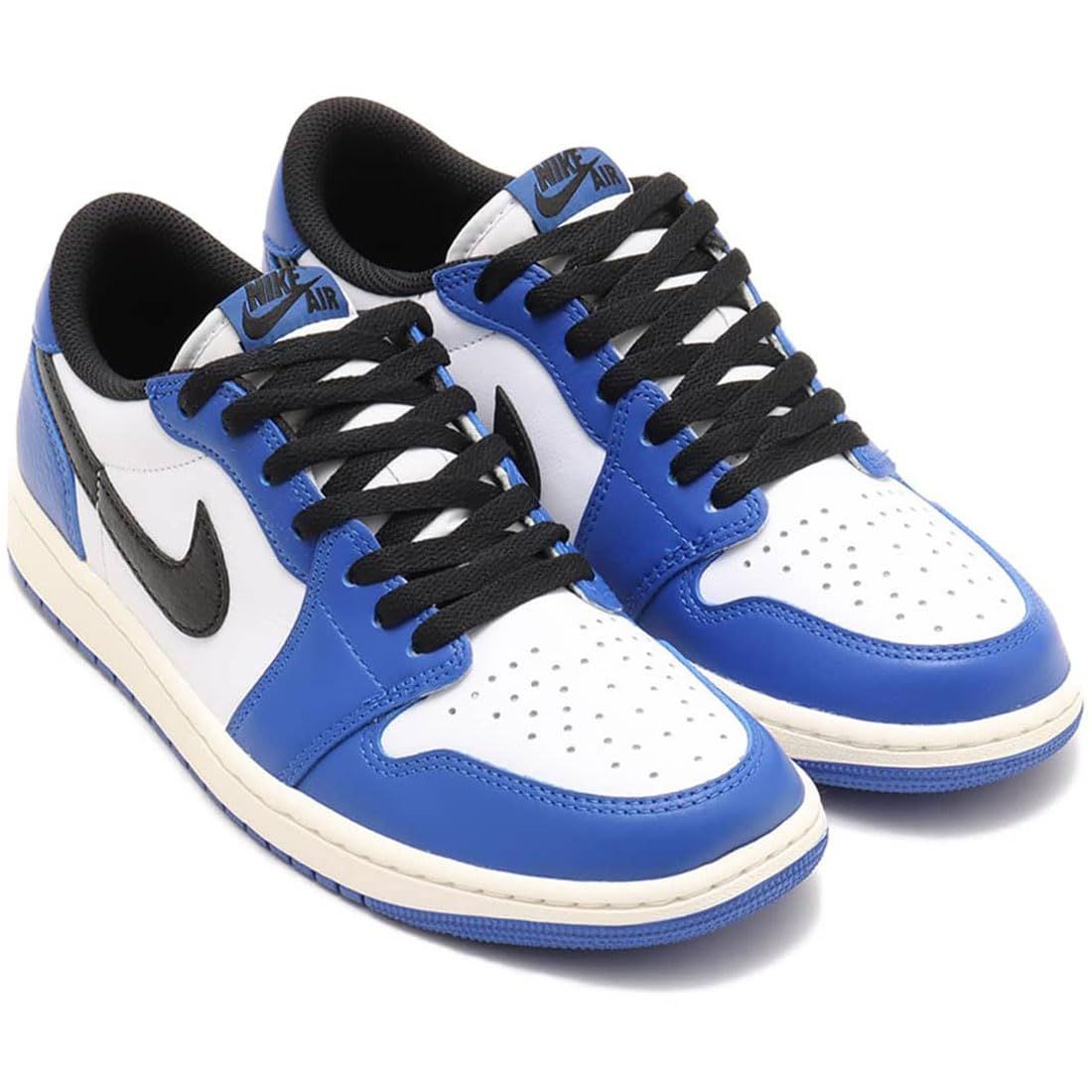ナイキ エア ジョーダン 1 ロー ゲームロイヤル AIR JORDAN 1 LOW Game Royal ホワイト|ゲームロイヤル|セイル|ブラック CZ0790-140 26.5cm 26.5 cm