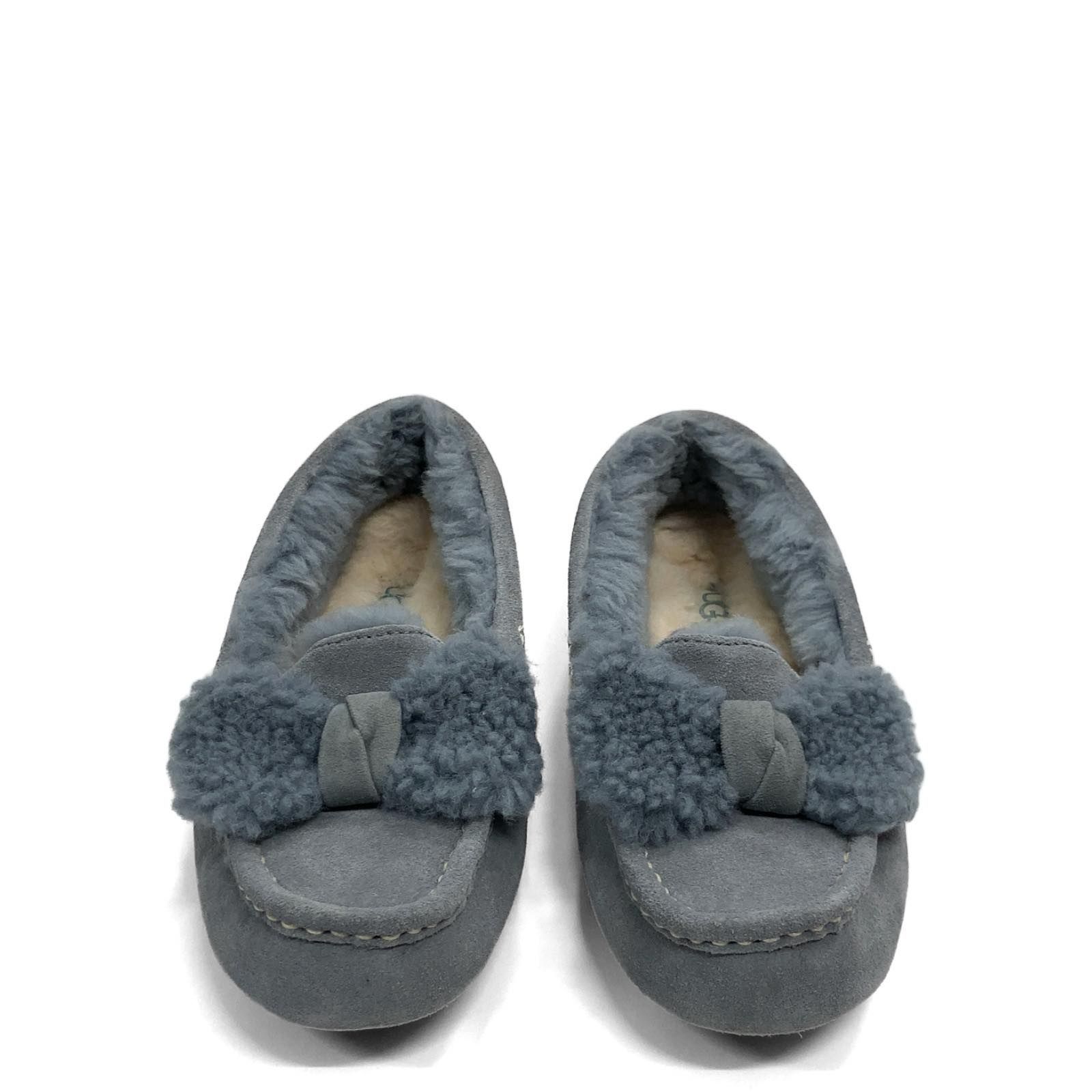 アグ UGG ファー ボウ モカシン リボン - 靴