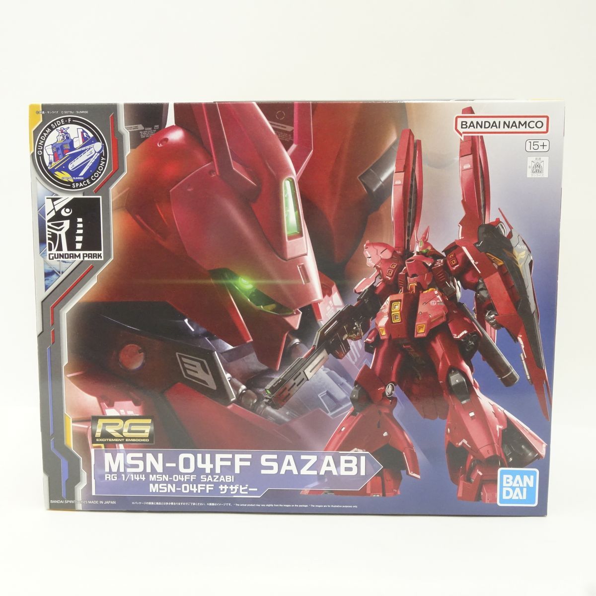 未組立 RG 1|144 機動戦士ガンダム 逆襲のシャア MSN-04FF サザビー プラモデル 内袋