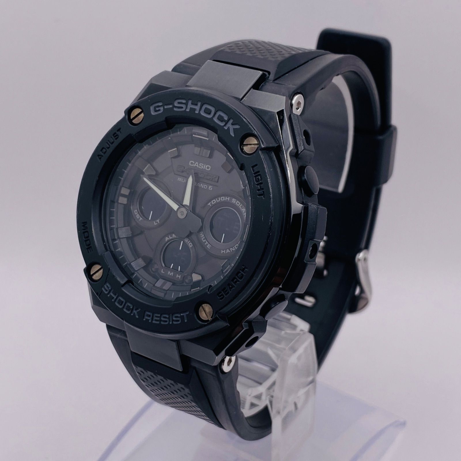 未使用超美品】G-SHOCK GST-W300G MULTI BAND 6（T222）良品 稼動品 