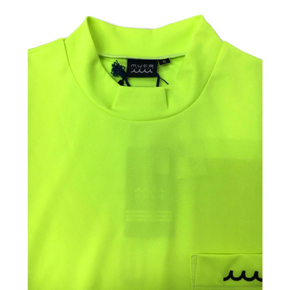 未使用品 メンズ ムータマリン muta MARINE 半袖シャツ 6(L) 蛍光黄色