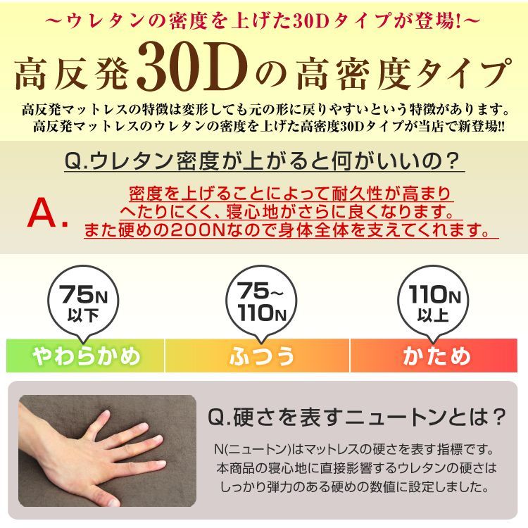 高密度30D 200N