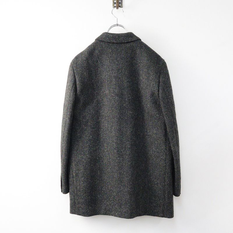 2020AW マーガレットハウエル MARGARET HOWELL ハリスツイード Harris Tweed ヘリンボーン ウール コート  2/グレー【2400014083965】 - メルカリ