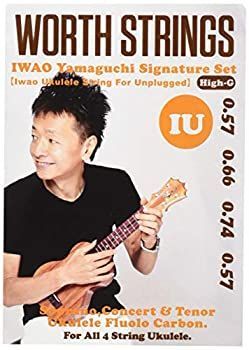 -非常に良い Worth Strings IU ウクレレ弦 IWAO Unplugged-High-G 63インチ フロロカーボン クリア
