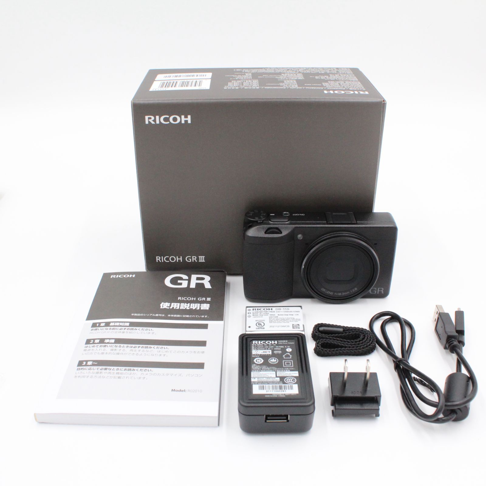 ショット数216回、元箱付き。☆新品級☆ RICOH リコー GRIII GR3