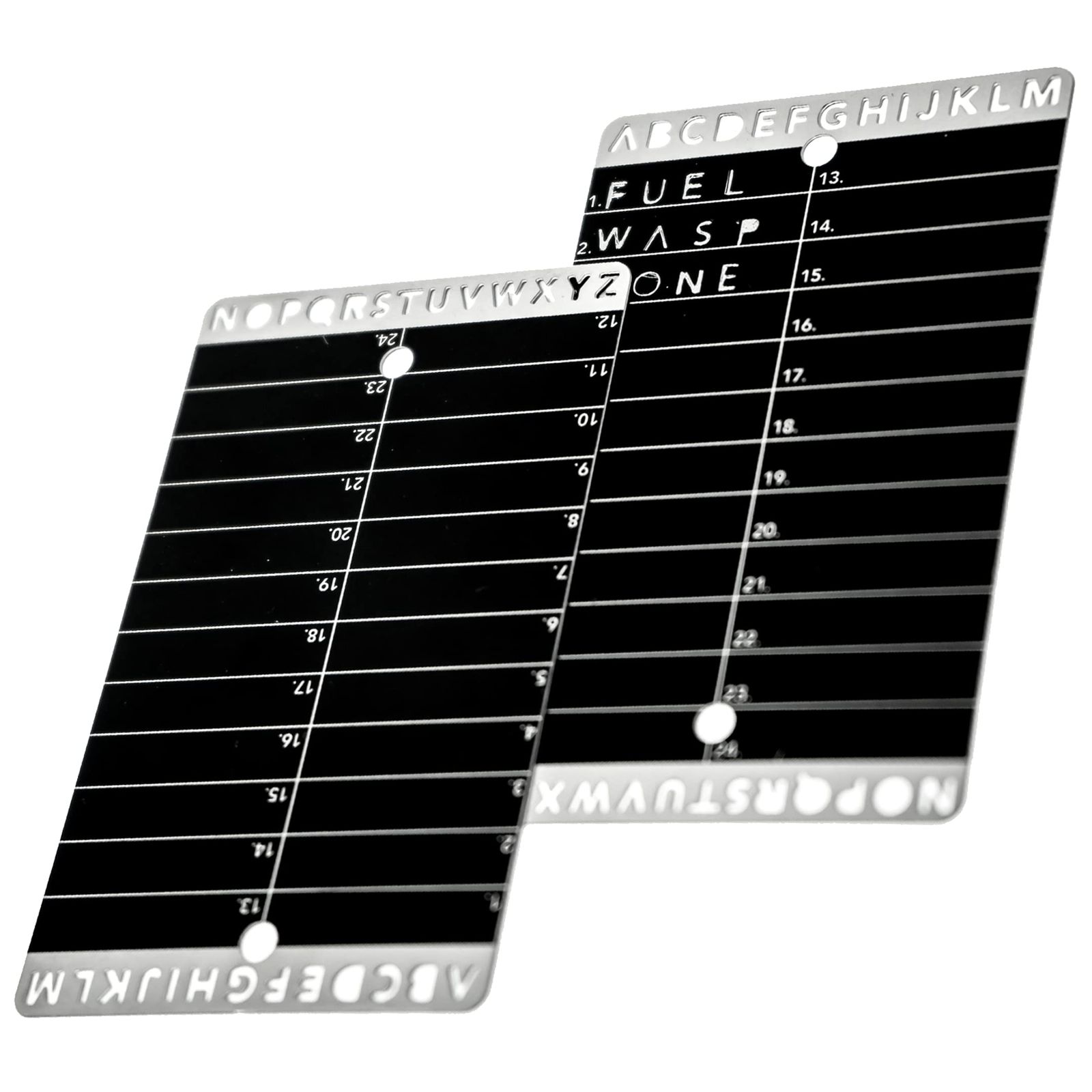 Crypto Seed Bank 暗号シードフレーズ保管用スチールプレート/簡単で正確な彫り込み/ビットコインのコールドウォレットシードバックアップ用  / 48ワードを彫り込み可能 / Ledger Nano や Trez [Credit Card Size] ワードボックス 何単語