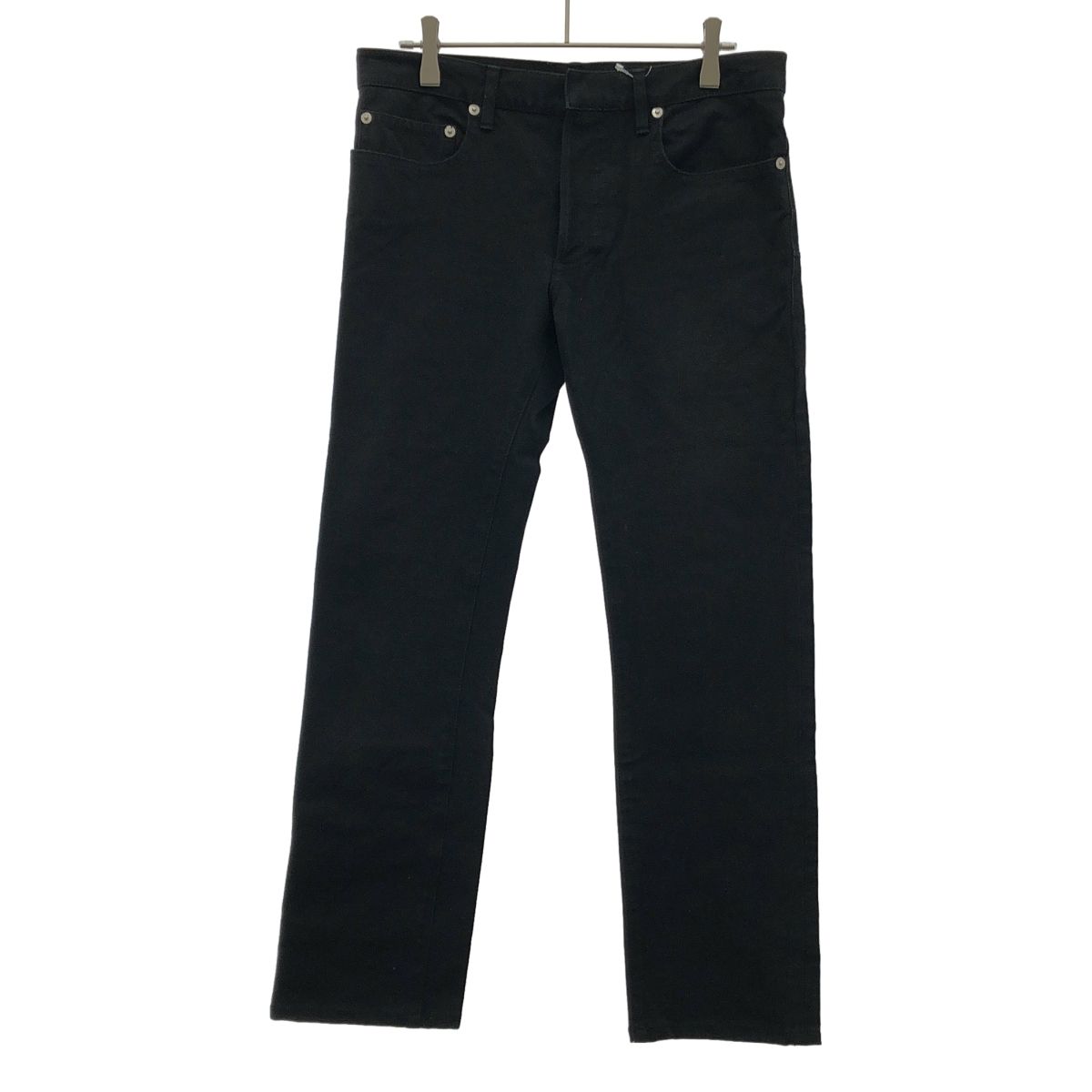 極美品 Dior HOMME スーパースリムスラックス 46 ブラック Dior HOMME ディオールオム スーパースレンダーストレッチ