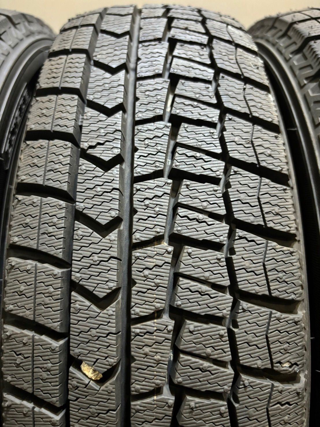 ★155/65R14 DUNLOP/WINTER MAXX WM02 22年製 スタッドレス 4本 ダンロップ ウィンターマックス N-BOX スペーシア (3-G575)