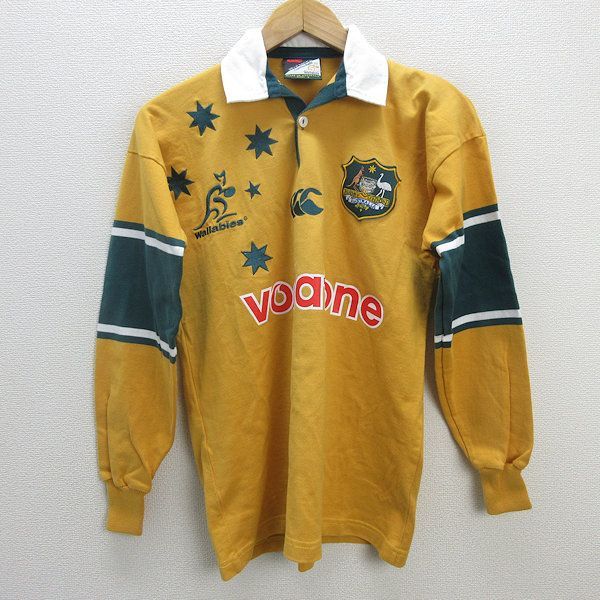 z□カンタベリー/CANTERBURY Wallabies 長袖ラガーシャツ【S z□カンタベリー/CANTERBURY Wallabies 長袖ラガーシャツ【S