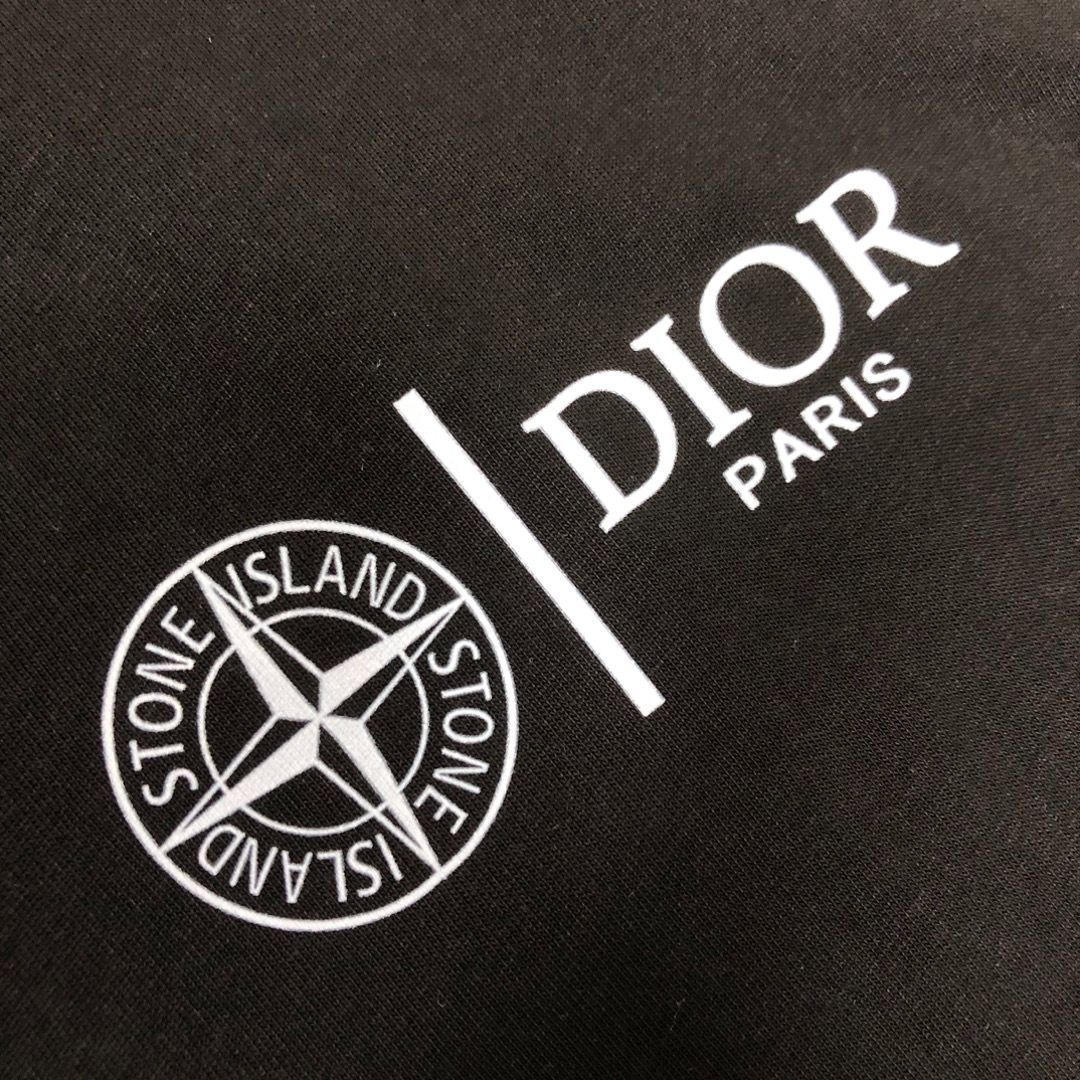 今日特価】Dior x Stone Island 25SS Summer Dual-Cotton Tee