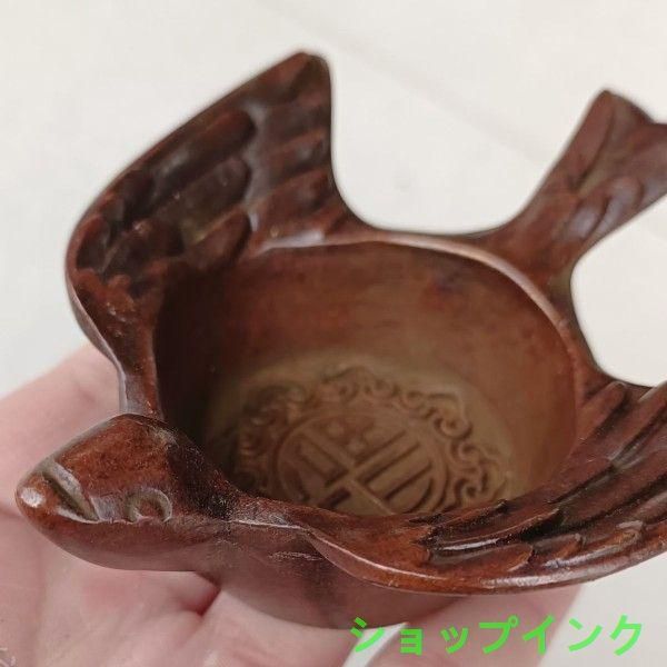 銅 細工 飛燕筆洗 香炉 洋灯 灰皿 文房器 書房博古架 装飾品