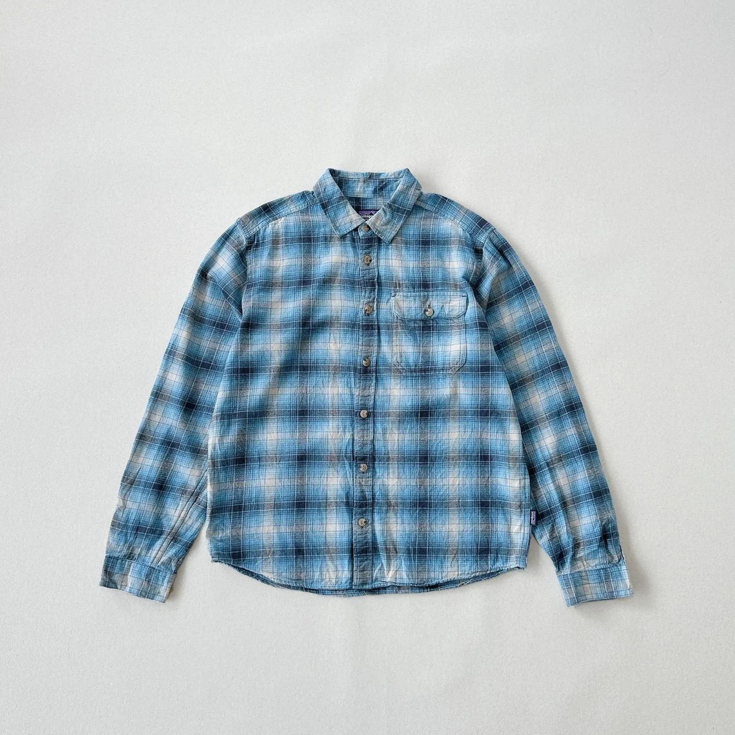 パタゴニア ライトウェイト フィヨルド フランネルシャツ オンブレ チェック