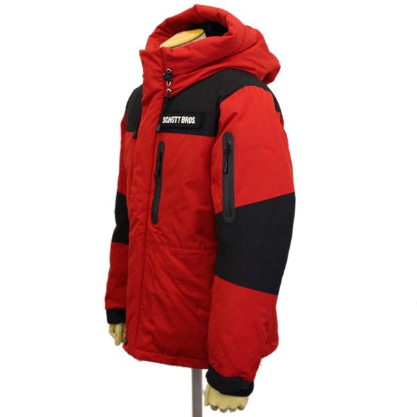 Schott (ショット) 3182011 2TONE SNORKEL DOWN PARKA 2トーン