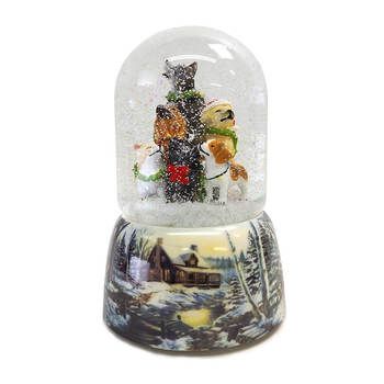 ハウリングパピー ミュージカル スノードーム クリスマス Roman