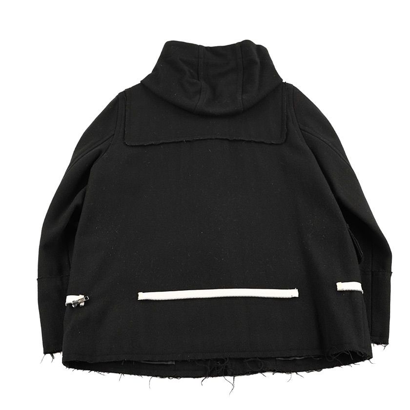 HERE THERE ヒアゼア ダッフルコート 紺 クリーニング済み 00's HERE THERE ヒアゼア パンクファッションダッフルコート