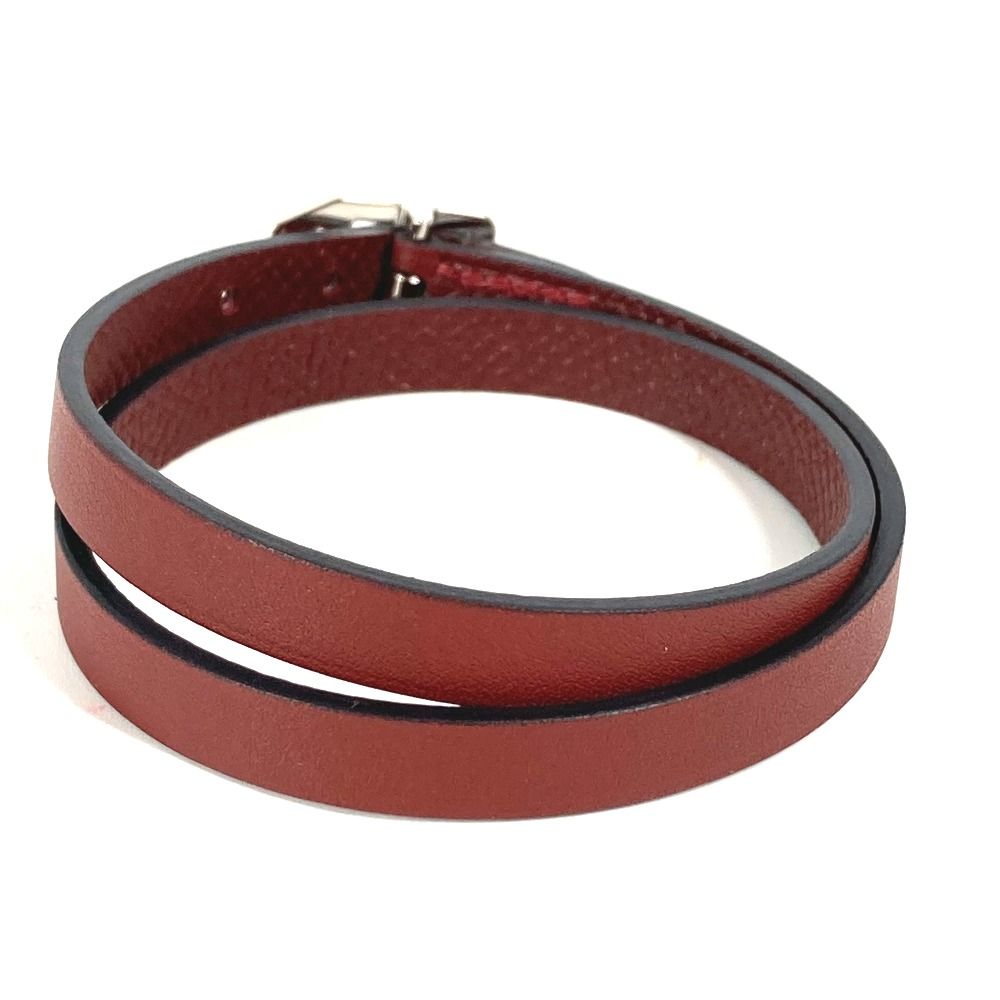 エルメス ブレスレット パドック HERMES - エルメス HERMES ブレスレット パドック レザー メタル