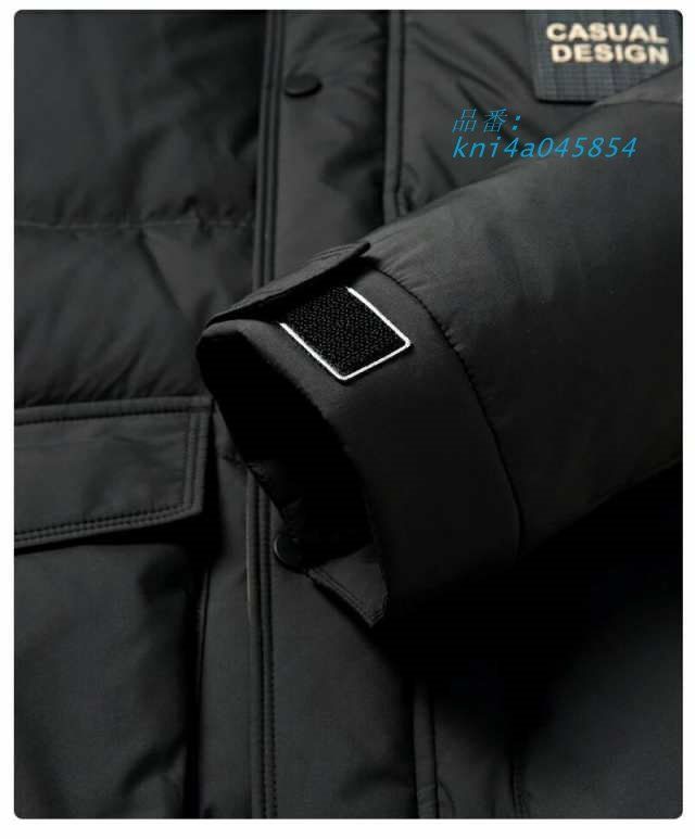 ダウンコート メンズ 防風 防水 ショート丈 フード付き アウター ポケット 深め 厚手 アウ あったか ダウンジャケット 作業用 ファスナー kni4a045854 KANDAIZUMI_COM