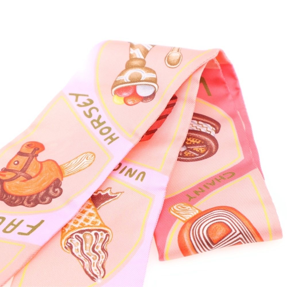 新品・未使用 Hermes エルメス　ツイリースカーフ　ファニー・アイスクリーム エルメス ツイリー Funny Ice Cream ファニー アイスクリーム