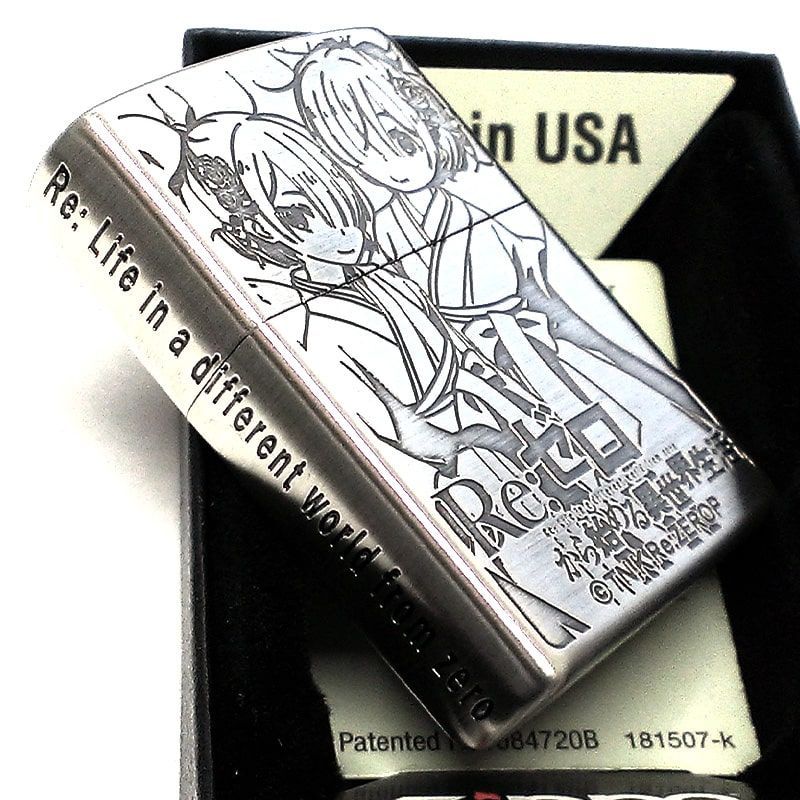 リゼロ　レム　メイド服　オイルライター　zippo 風　BRZ14 ZIPPO（ジッポー） アニメ Re:ゼロから始める異世界生活 レム ジッポ