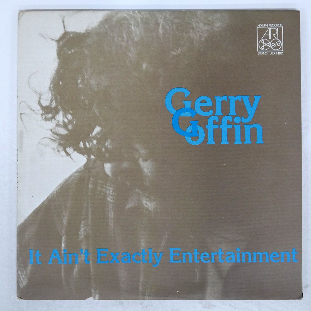 US盤 GERRY GOFFIN|IT AIN T EXACTLY ENTERTAINMENT|ADELPHI RECORDS INC. AD4102 LP