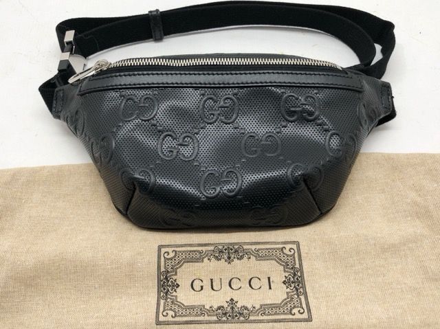 GUCCI(グッチ) GGエンボス ベルトバッグ ウエストバッグ / 658582 【007】-